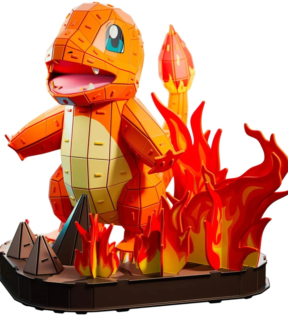 4D Puzzles Puslespil>3D Puslespil - Pokémon 24,8 cm - Charmander