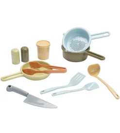Dantoy Legemad|Legekøkken Og Legemøbel>BIO Plastic Køkkensæt - 11 Dele - Pastel