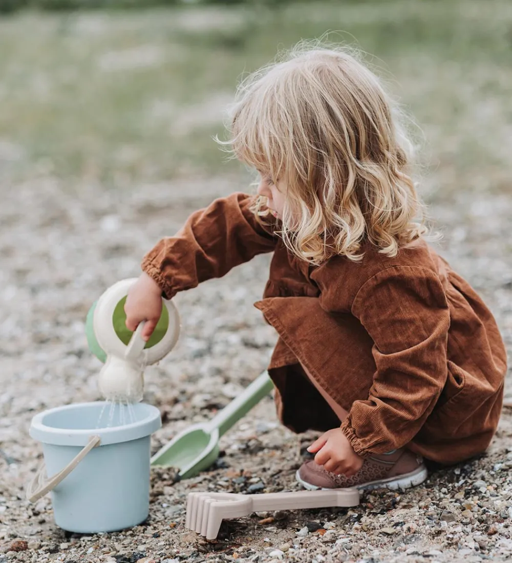 Dantoy Strandlegetøj>BIO Plastic Spandsæt - 4 Dele - Blå/Grøn