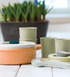 Dantoy Legekøkken Og Legemøbel>BIO Plastic Spisesæt - 22 Dele