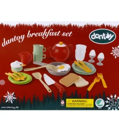 Dantoy Rolleleg|Legemad>Breakfast Set - Christmas - 32 Dele