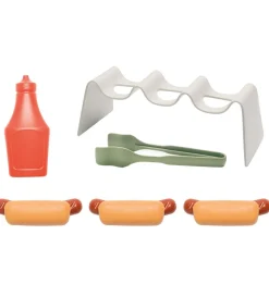 Dantoy Legemad|Legekøkken Og Legemøbel>Hotdogsæt - 9 Dele - Green Garden