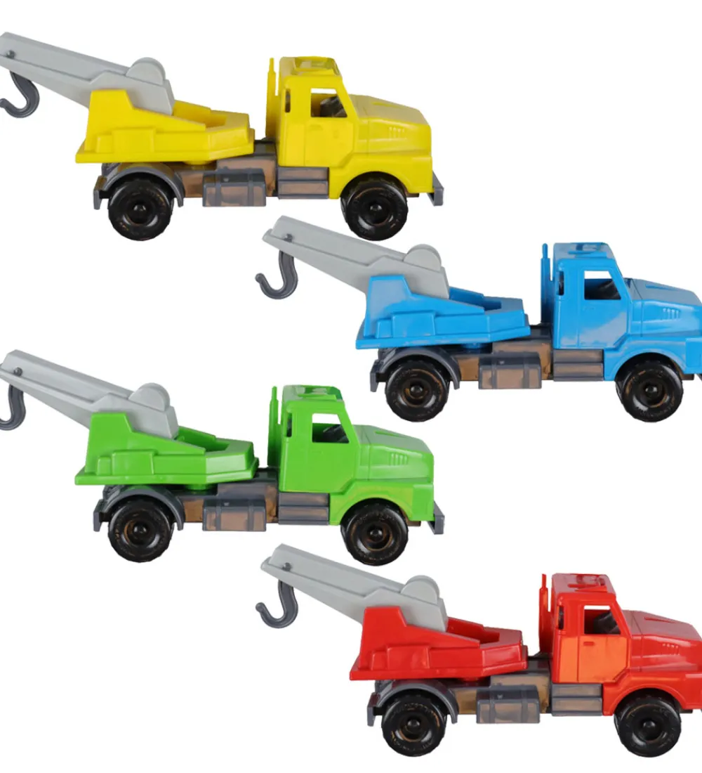 Dantoy Strandlegetøj>Kranbil - 24 cm - Assorteret