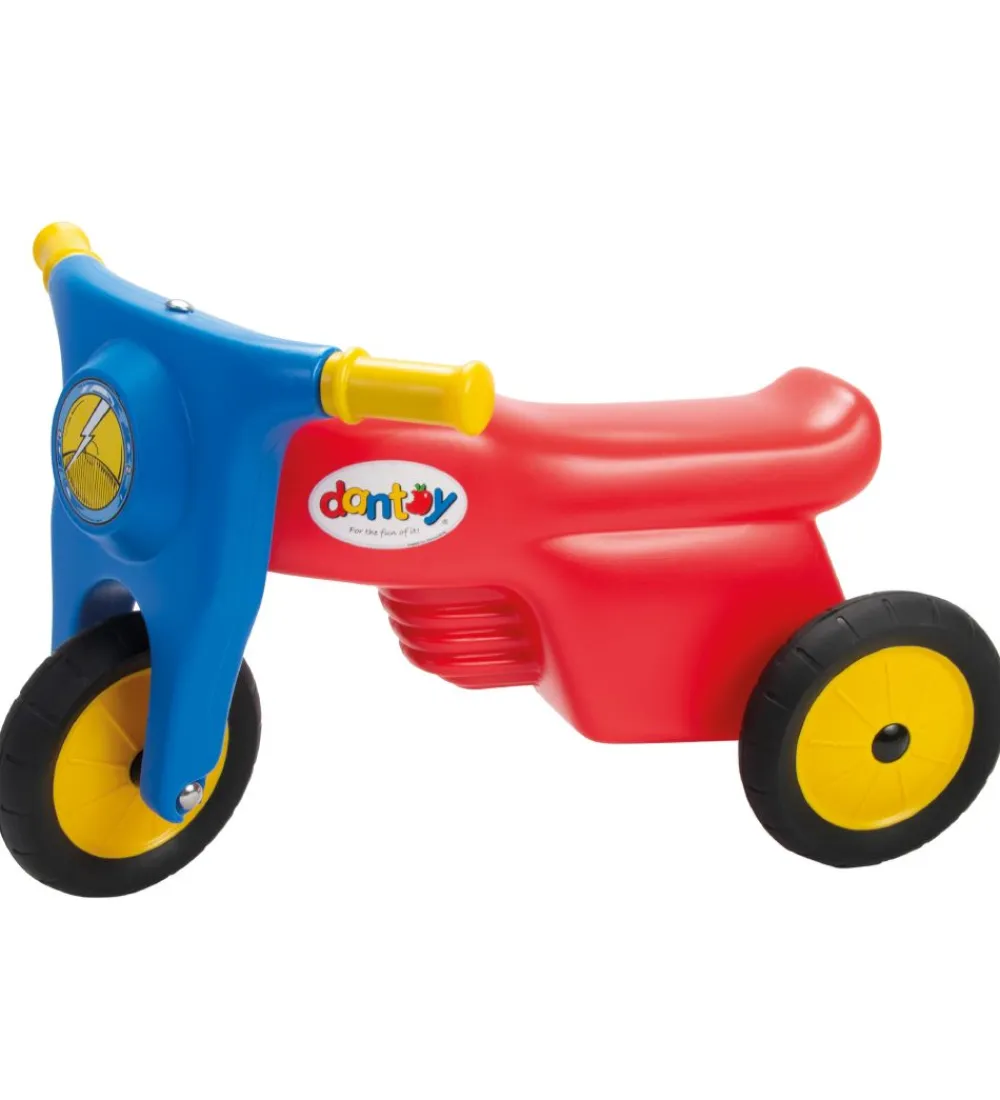 Dantoy Løbecykler>Motorcykel m. Gummihjul - Rød/Blå
