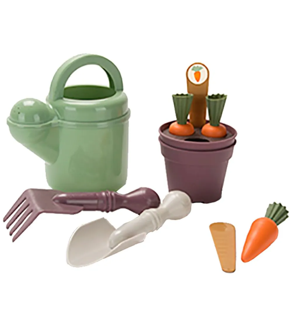Dantoy Legemad|Legekøkken Og Legemøbel>Plantesæt - 12 Dele - Green Garden