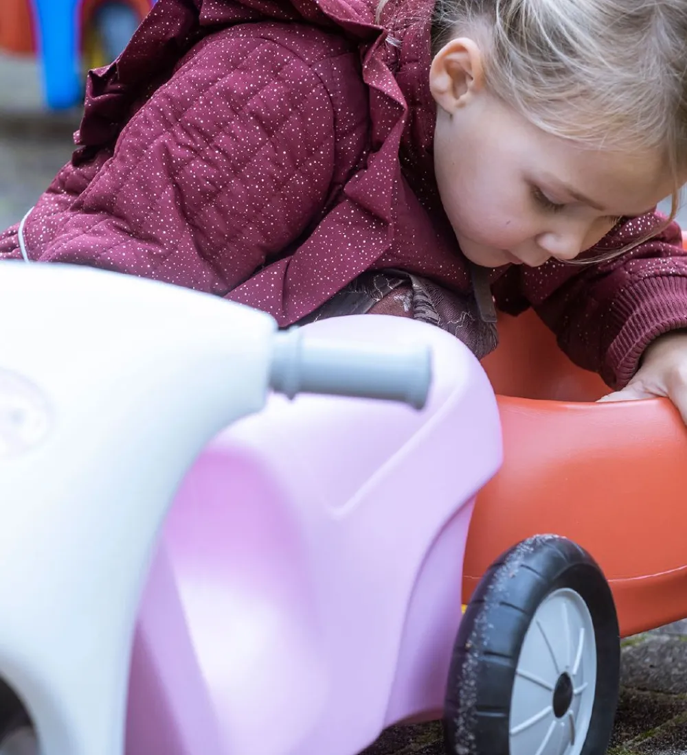 Dantoy Løbecykler>Scooter m. Gummihjul - Rosa/Hvid
