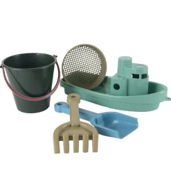 Dantoy Vandleg|Strandlegetøj>Strandsæt - 5 Dele - Båd - Blue Marine Toys