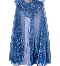 Den Goda Fen Udklædningstøj|Halloween>Udklædning - Cape Spiderweb - Blå