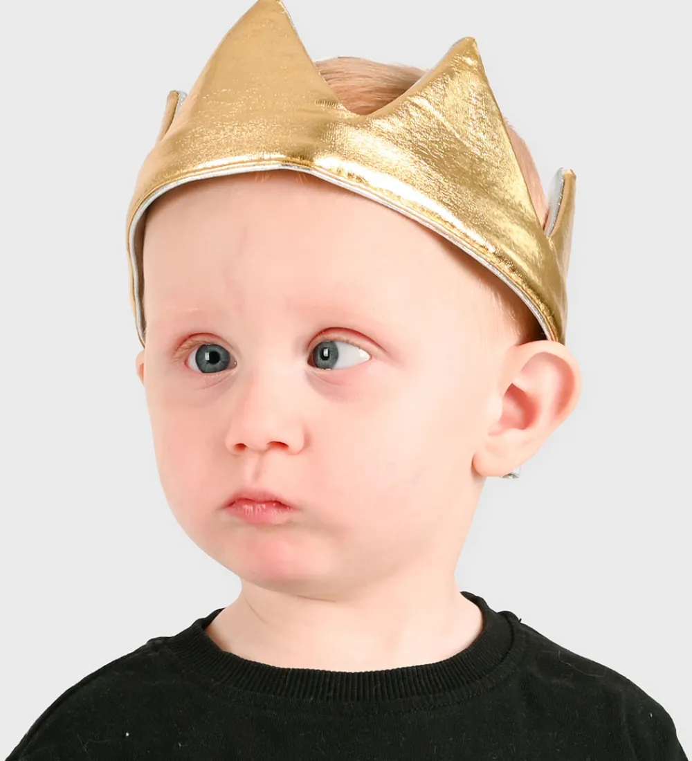Den Goda Fen Udklædningstøj|Halloween>Udklædning - Crown Reversible Gold & Silver