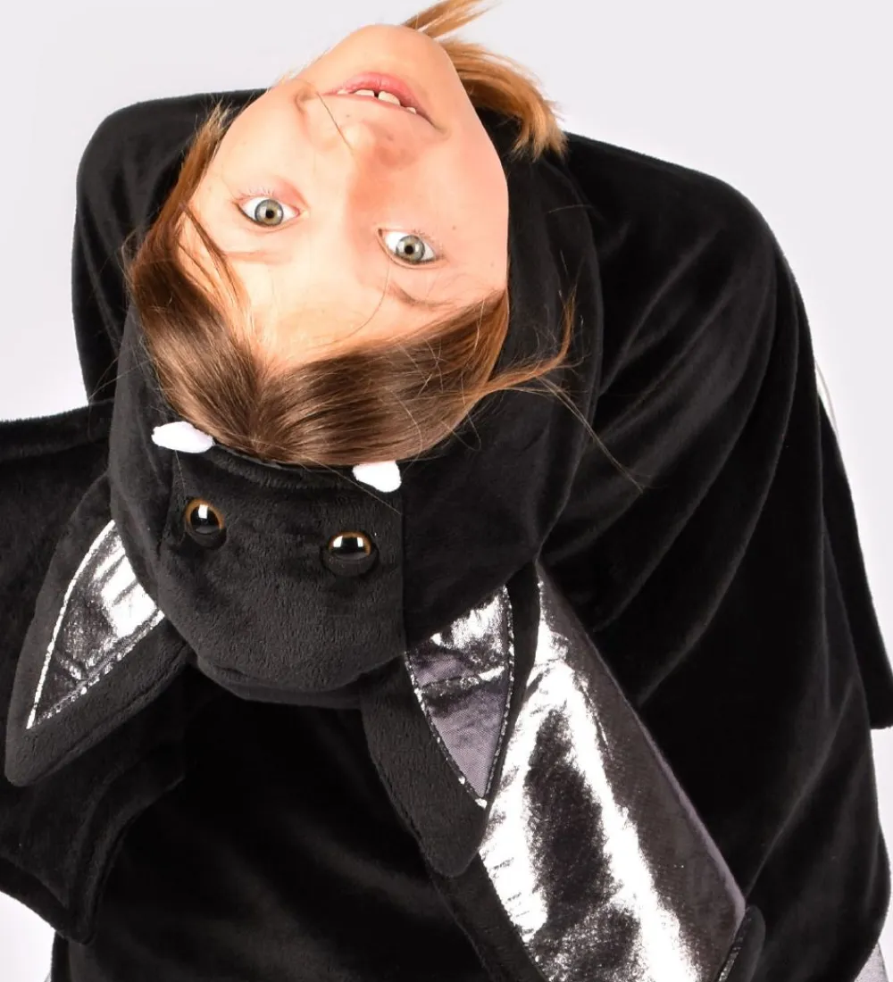 Den Goda Fen Halloween>Udklædning - Flagermus kappe - Sort