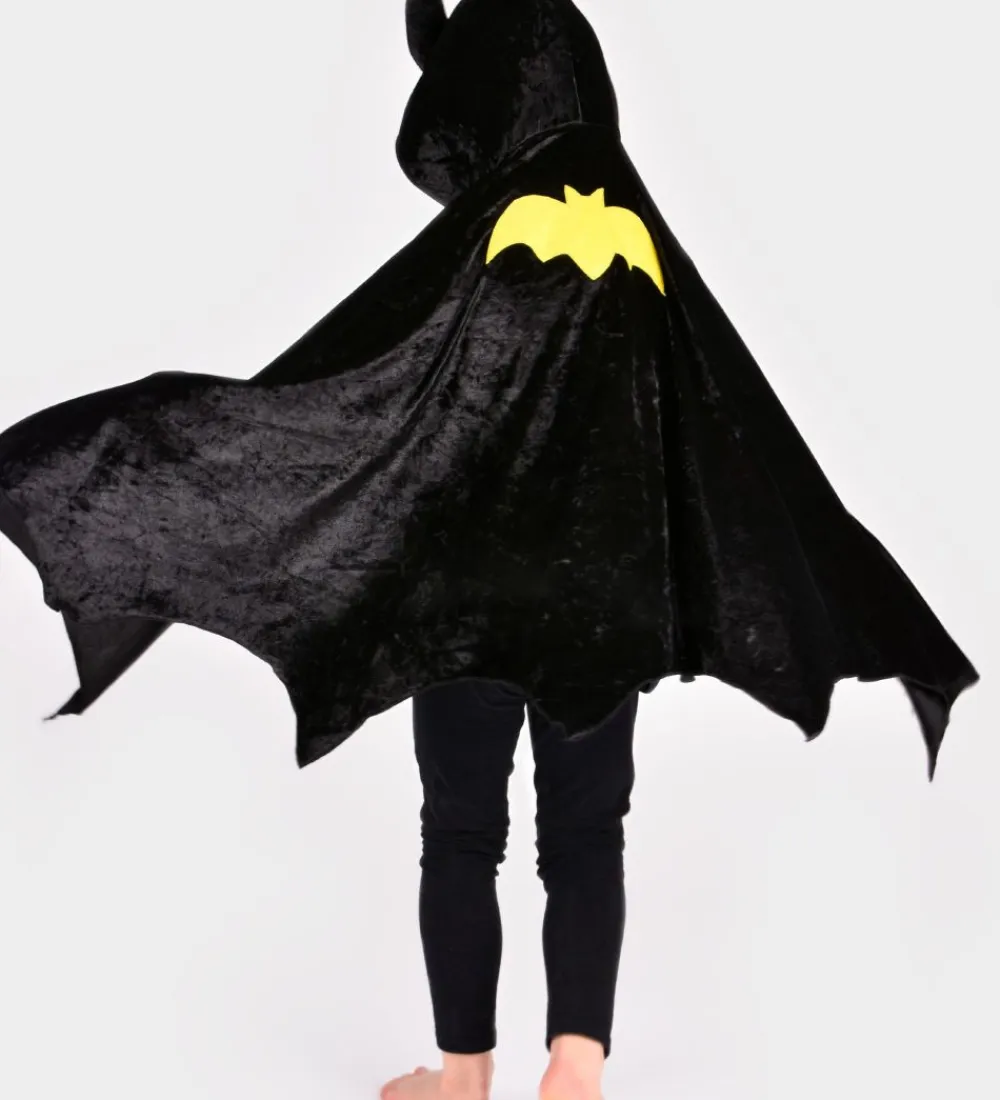 Den Goda Fen Udklædningstøj|Halloween>Udklædning - Flagermus Kappe - Sort