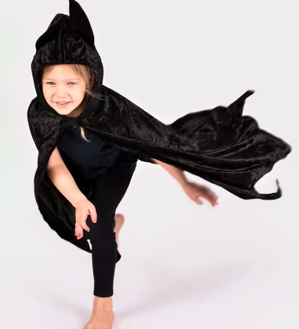 Den Goda Fen Udklædningstøj|Halloween>Udklædning - Flagermus Kappe - Sort