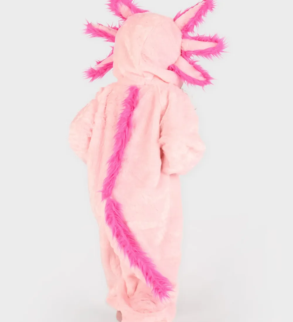 Den Goda Fen Udklædningstøj|Halloween>Udklædning - Jumpsuit Axolotl - Pink