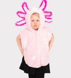 Den Goda Fen Udklædningstøj|Halloween>Udklædning - Mini Cape Pink Axolotl - Pink