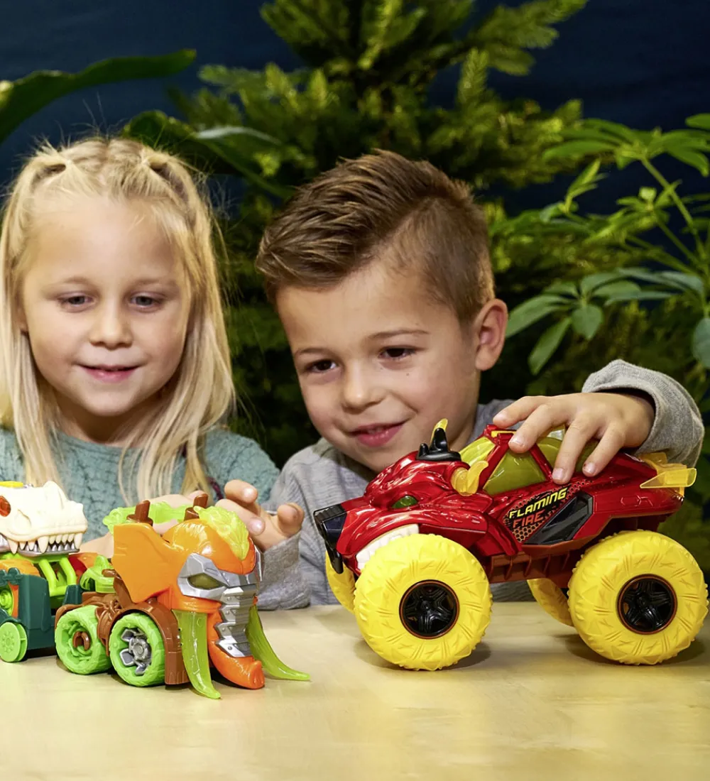Dickie Toys Biler, Tog Og Køretøjer>Bil - Flaming Fire Monster - Lys/Lyd