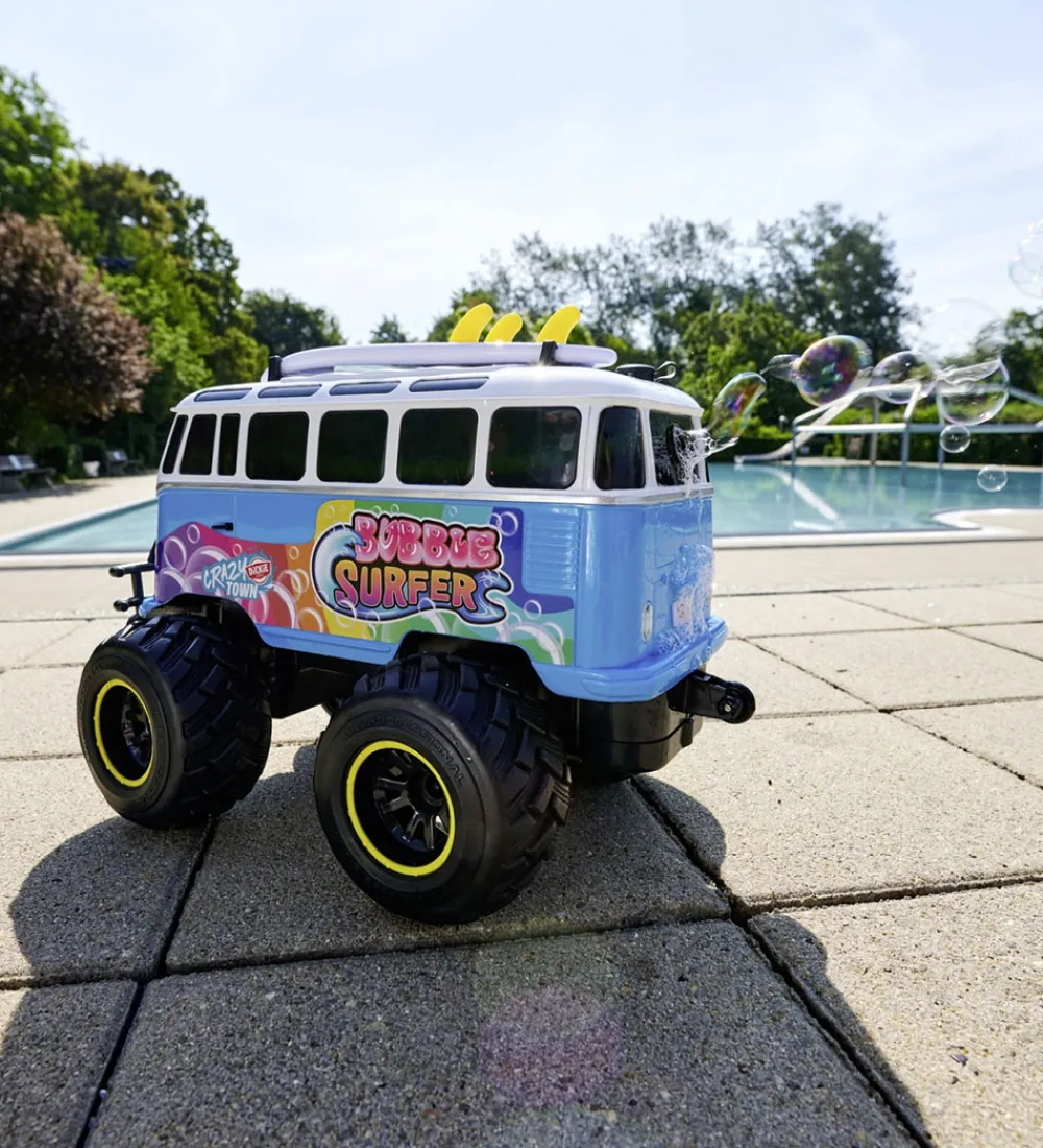 Dickie Toys Biler, Tog Og Køretøjer|Udeleg Og Udendørs Legetøj>Fjernstyret Bil - RC Volkswagen T1 Bubble Bus