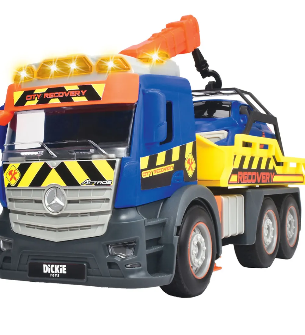 Dickie Toys Biler, Tog Og Køretøjer>Lastbil - Action Truck - Recovery - Lys/Lyd
