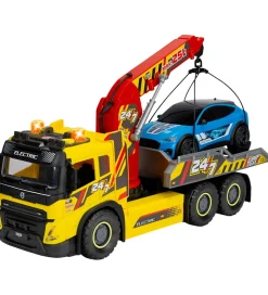 Dickie Toys Biler, Tog Og Køretøjer>Lastbil - Giant Tow/Ford Mustang - Lys/Lyd