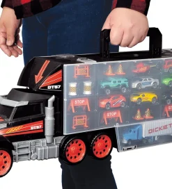 Dickie Toys Biler, Tog Og Køretøjer>Lastbil m. Biler - Truck Carry Case