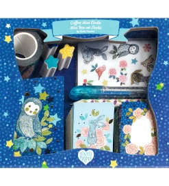 Djeco Kreativ Leg|Kreasæt>Brevpapir - 22 Dele - Mini Elodie