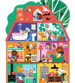 Djeco Puslespil>Gigant Puslespil - 36 Brikker - La Maison P'tits Copains