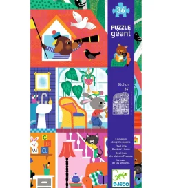 Djeco Puslespil>Gigant Puslespil - 36 Brikker - La Maison P'tits Copains