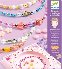 Djeco Perler>Hårbøjlesæt m. Monteringsplade - Jewels to Create