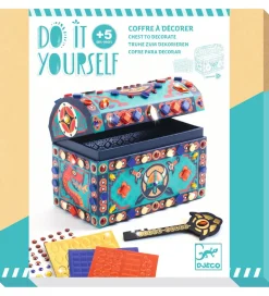 Djeco Kreasæt>Kiste DIY - Do It Yourself - Super Treasure
