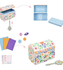 Djeco Kreativ Leg|Kreasæt>Kiste DIY - Mini Boites - Precious Treasure