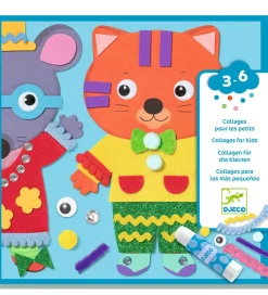 Djeco Kreasæt>Kollager - Søde Dyr