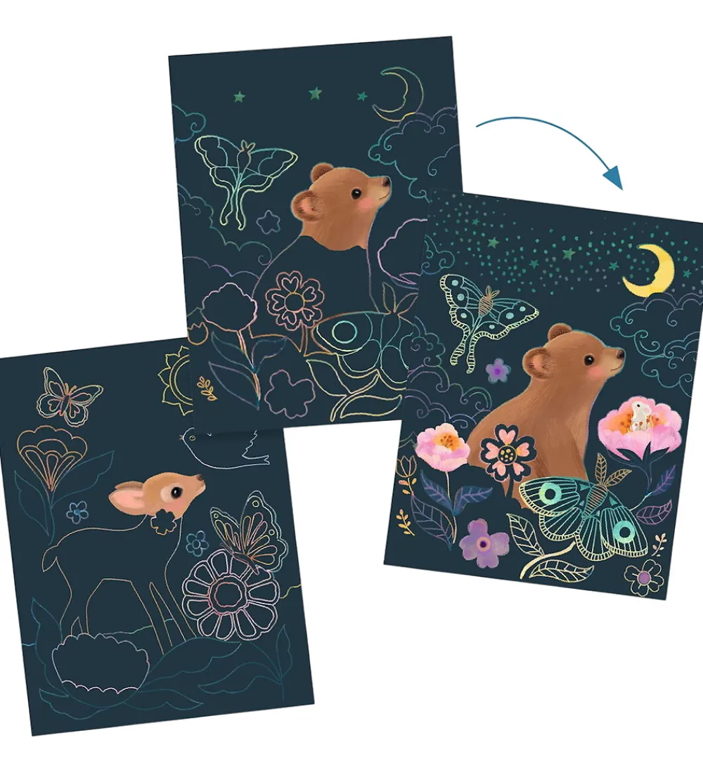 Djeco Kreasæt|Babylegetøj>Kreasæt - 6 Projekter - Fluffy Box