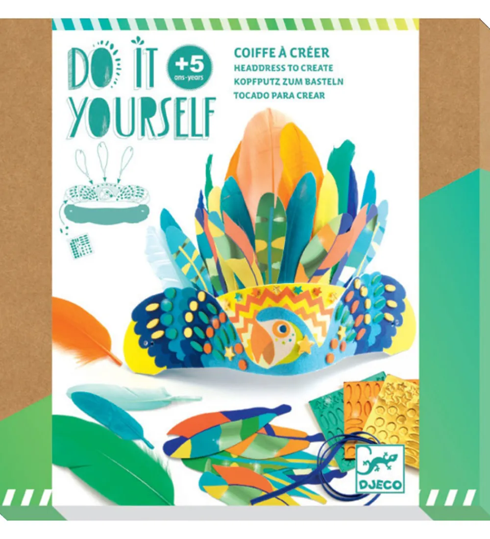 Djeco Kreasæt>Kreasæt - DIY Hat - Rio