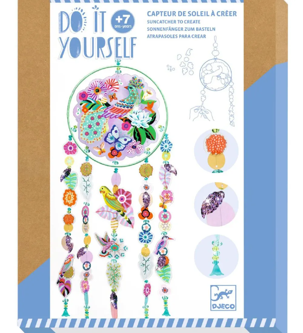 Djeco Kreasæt>Kreasæt - DIY Solfanger - Paradise Bird