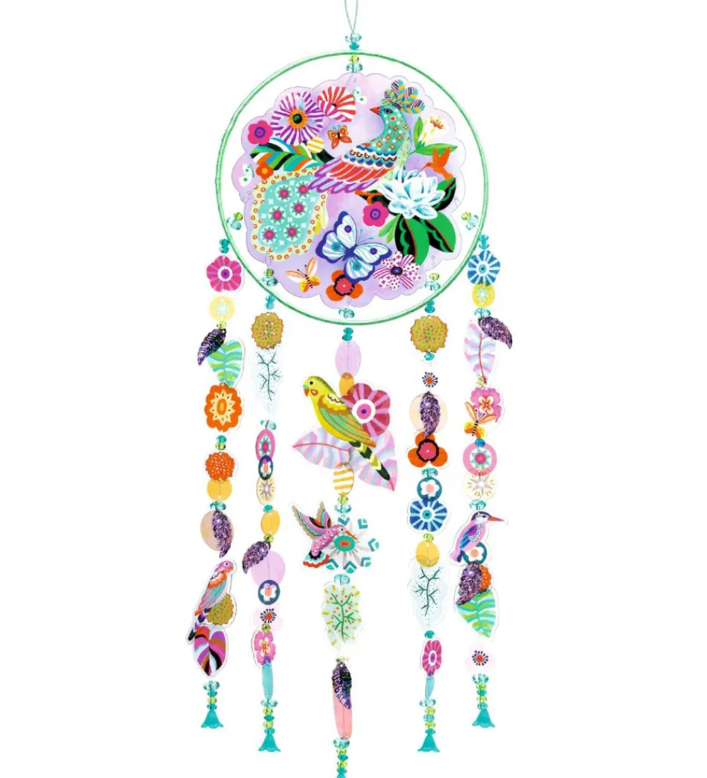 Djeco Kreasæt>Kreasæt - DIY Solfanger - Paradise Bird