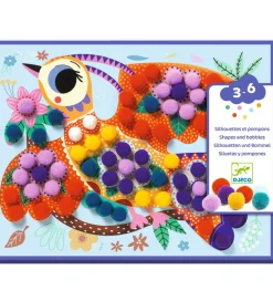 Djeco Kreasæt>Kreasæt - POMPOMS Collage - Atelier Pompoms