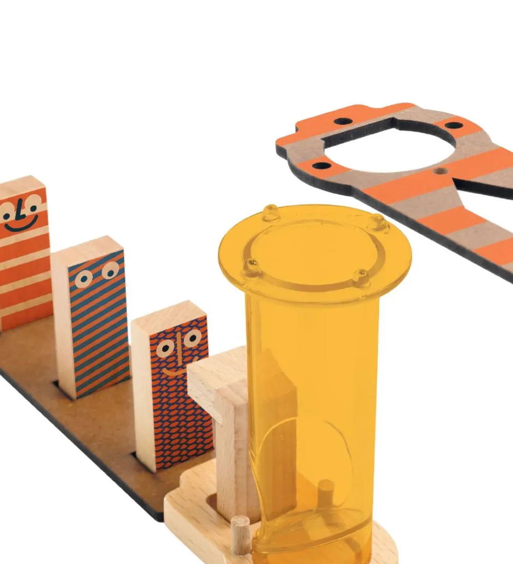 Djeco Kuglebaner|Trælegetøj>Kuglebane - Zig & Go Magic - 42 Dele