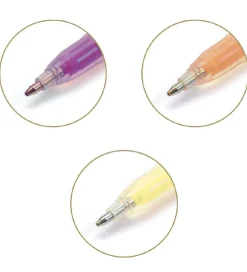 Djeco Tuscher Og Farver>Kuglepenne - 6 Stk. - Stylos Gel Fluo