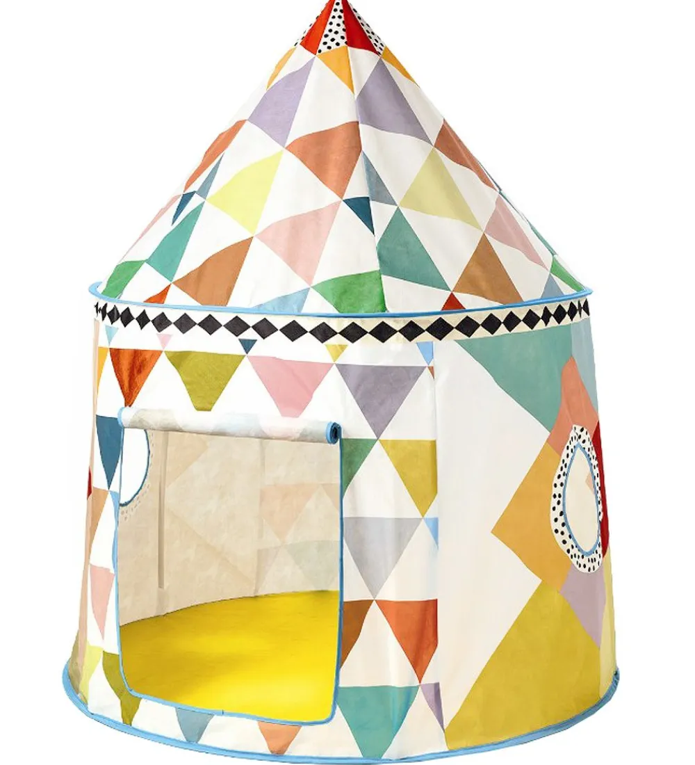 Djeco Legetelte>Legetelt - 130x106 cm - Multifarvet