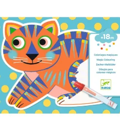 Djeco Tuscher Og Farver>Magisk Farvelægning - Animaloma