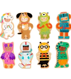 Djeco Spil|Magnetlegetøj>Magnetter - 24 Brikker - Fancy-Up