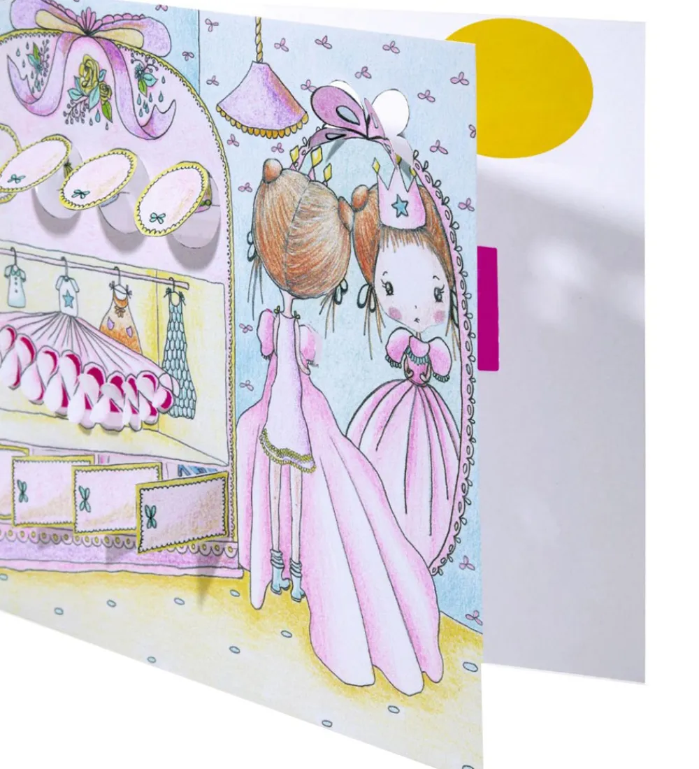 Djeco Bøger|Malebog>Maleark m. Små Døre - Les Petites De Pupi