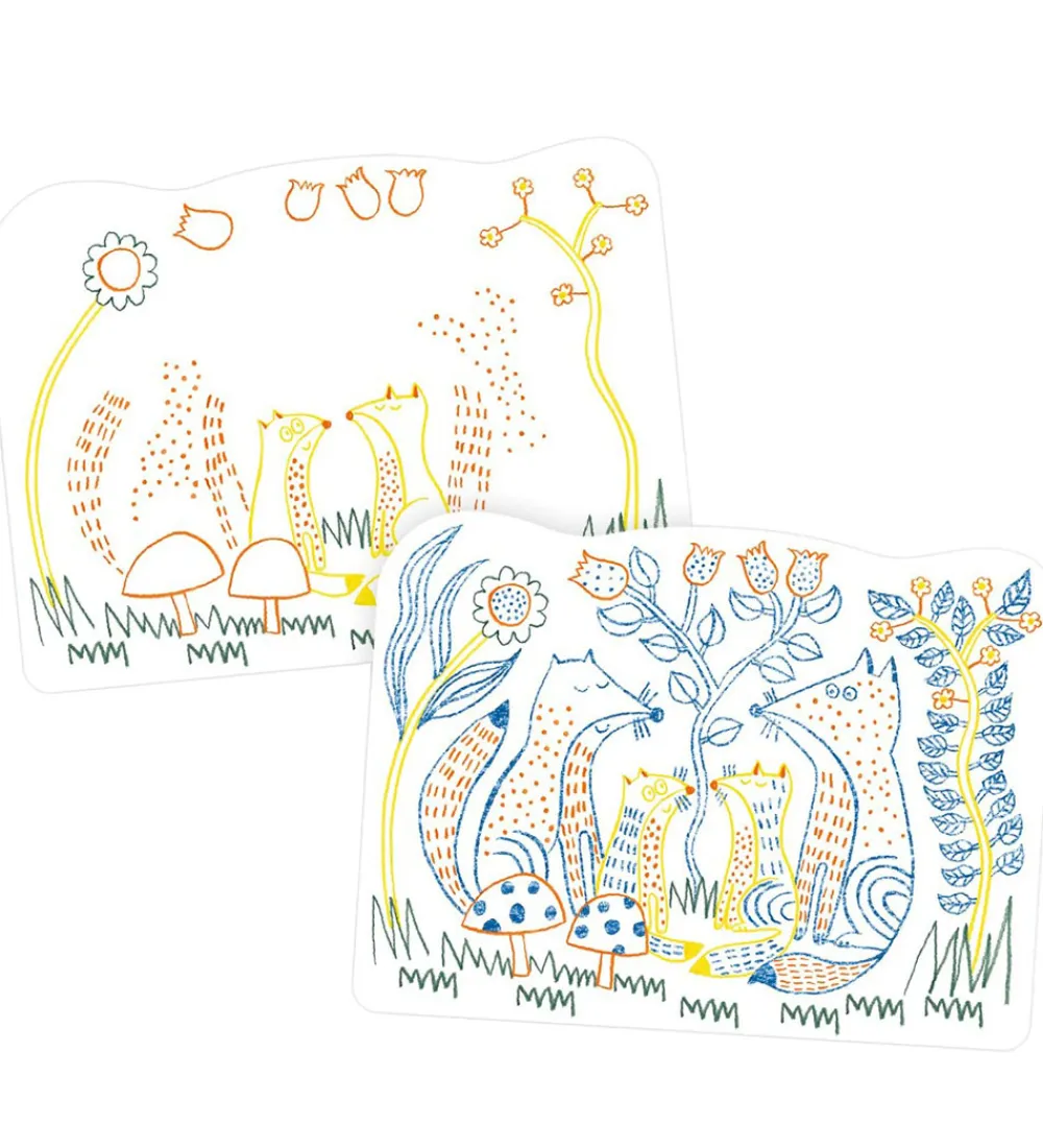 Djeco Malebog>Malebog - Familles Des Sous-bois