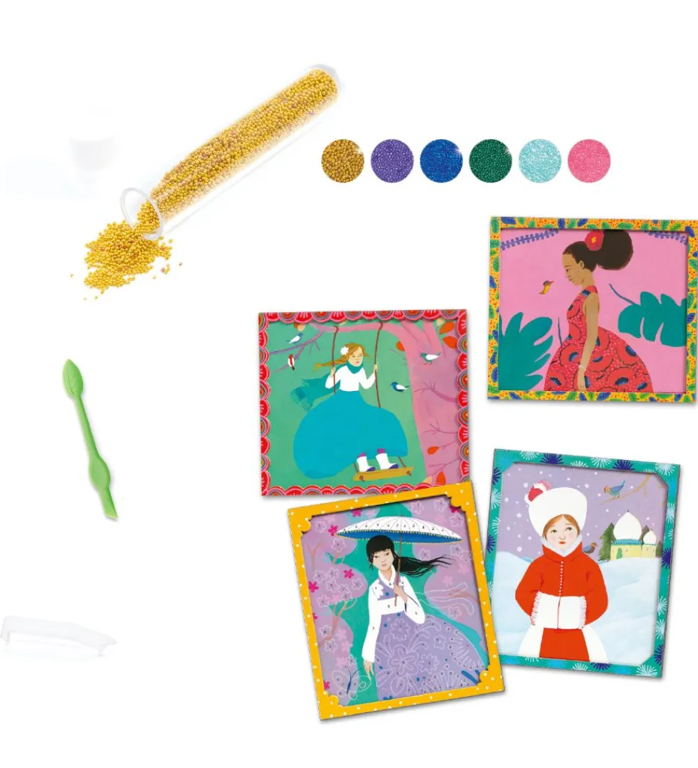 Djeco Perler>Mikroperler - Artistic Beads - Around The World