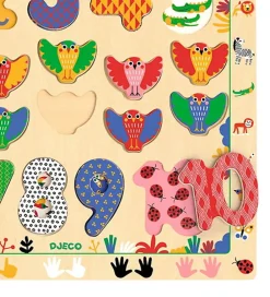 Djeco Puslespil>Puslespil - 1-10 - 20 Brikker