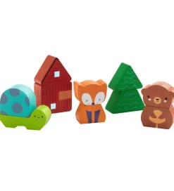 Djeco Puslespil>Puslespil - 10 Brikker - Træ - Rainbow