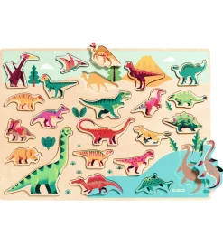 Djeco Puslespil>Puslespil - 22 Brikker - Puzzlo Dino