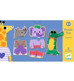 Djeco Puslespil>Puslespil - 24 Brikker - Savana