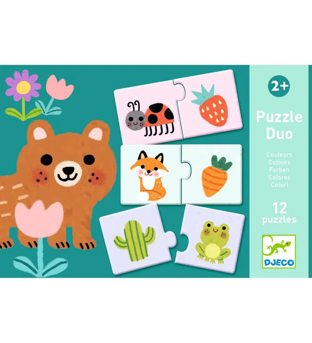 Djeco Puslespil>Puslespil - 24 Brikker - Duo - Colours