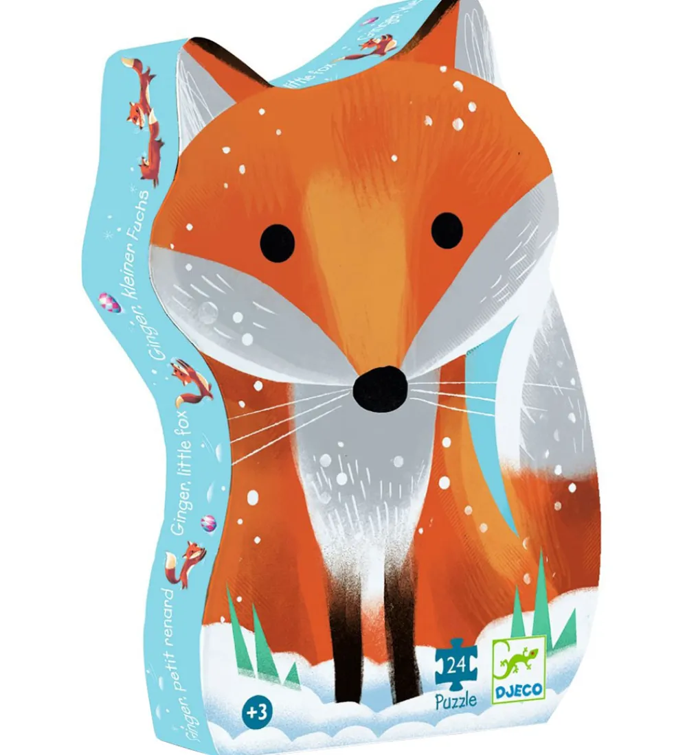 Djeco Puslespil>Puslespil - 24 Brikker - Ginger Petit Renard