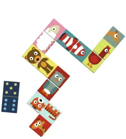 Djeco Spil>Puslespil - 28 Dele - Domino